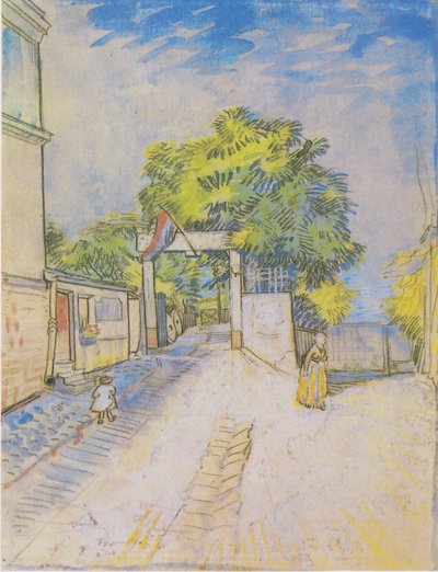 Path with Entrance to a Viewpoint by Vincent van Gogh